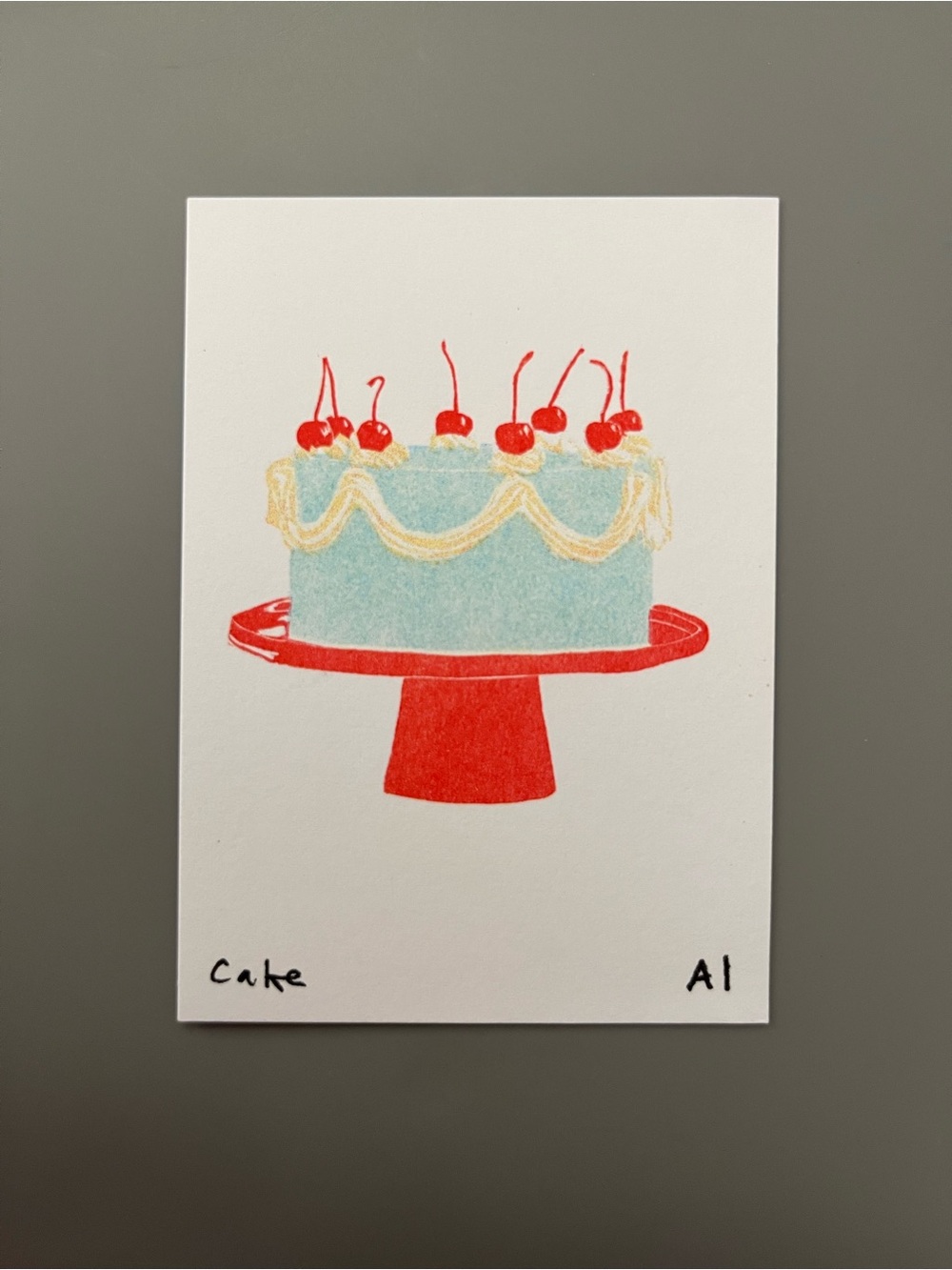 Ana Inciardi Mini Print - Cake